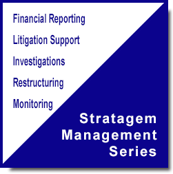 Financial Reporting, Litigation Support, Investigations, Restructuring Monitoring - Stratagem Management Series